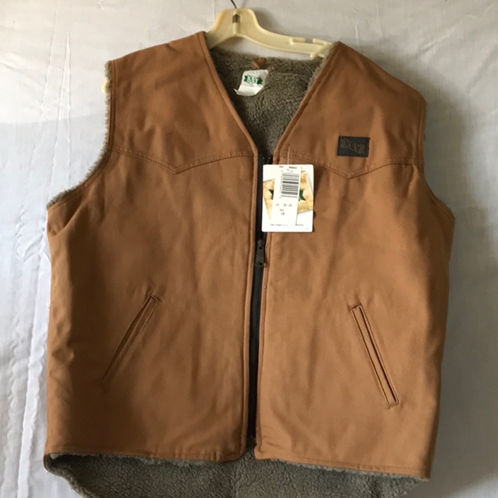 Vintage Key   Premium Duck Berber lined vest